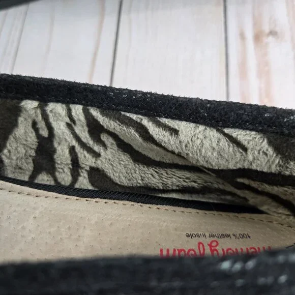 BOBS From Skechers Women's Luxe Rain Dance Black Slip On Flats Size 11 in Black - Picture 10 of 14